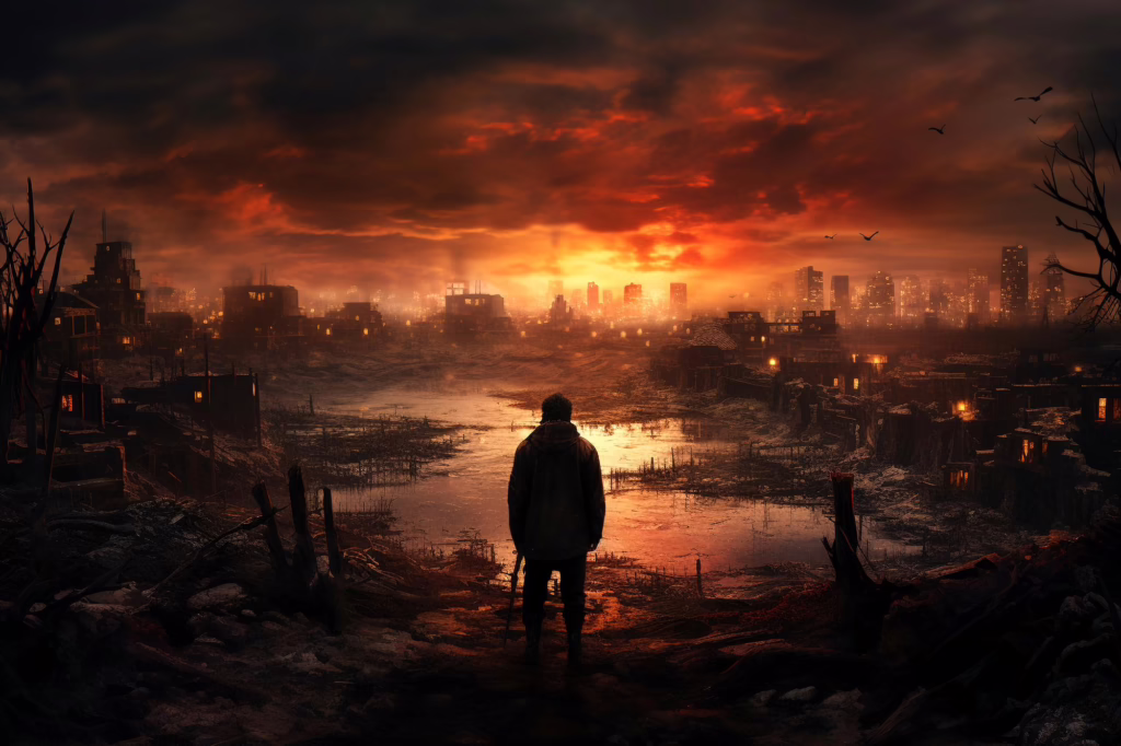 man on the waste land