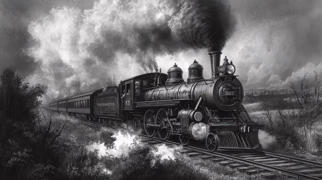 rail engine - edwardian age